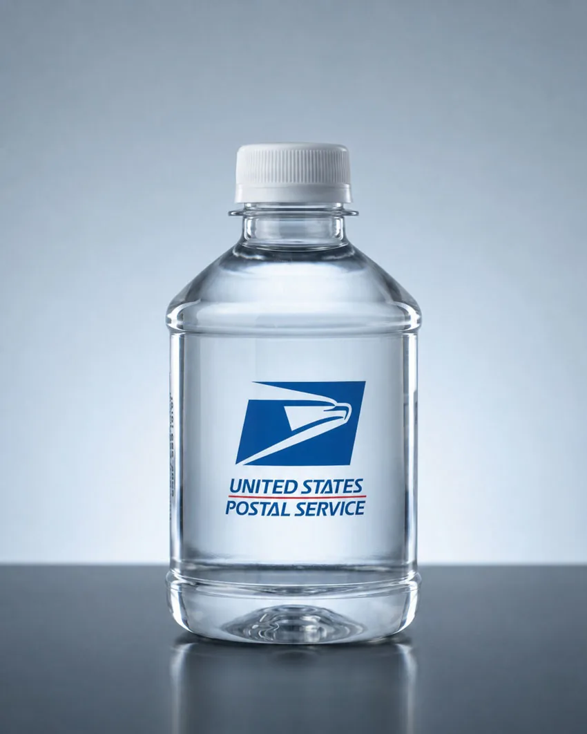 8 oz Flat Panel bottle