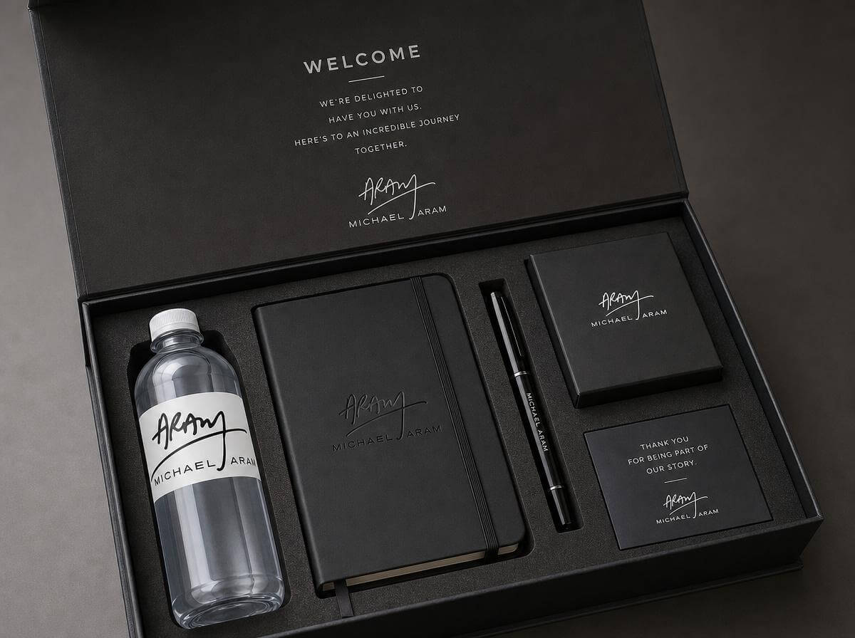 Executive corporate gift bottles