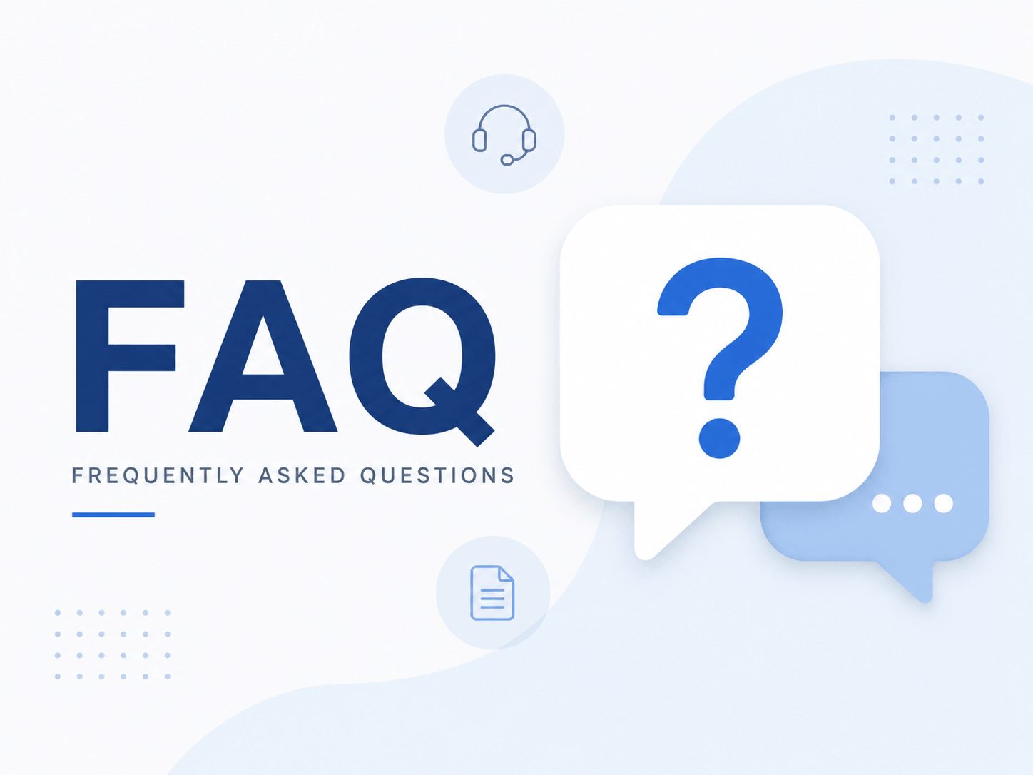 FAQ — frequently asked questions